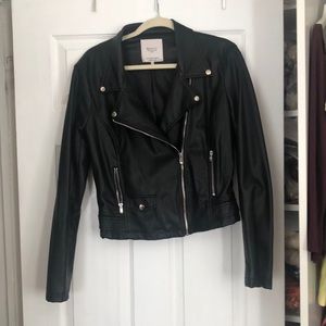 Zara lightweight faux leather jacket